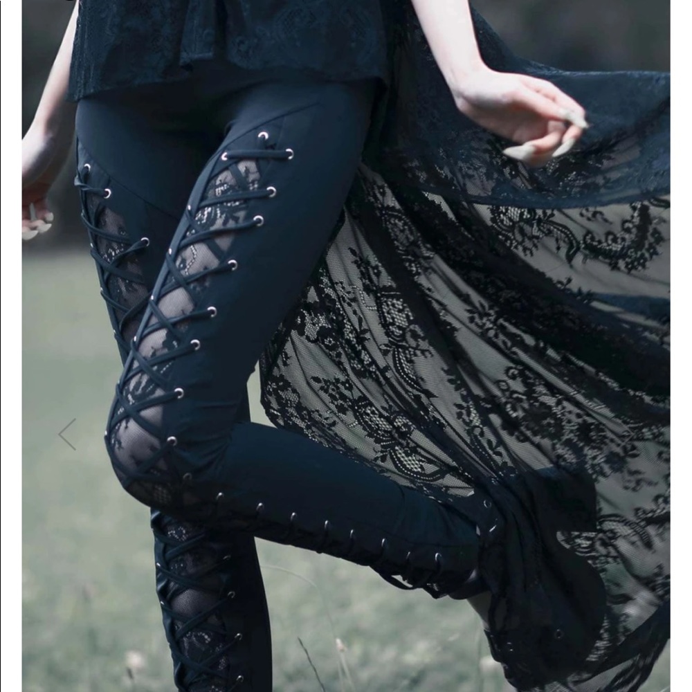 Killstar crystal crypt leggings BNWT
